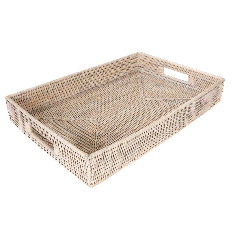 Rattan Coffee Table Tray & Reviews Birch Lane